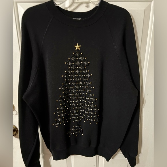 Women’s XL Christmas Tree Sweatshirt EUC - Picture 2 of 4